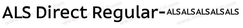 ALS Direct Regular字体转换